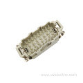 High density male female heavy duty connector 32pin